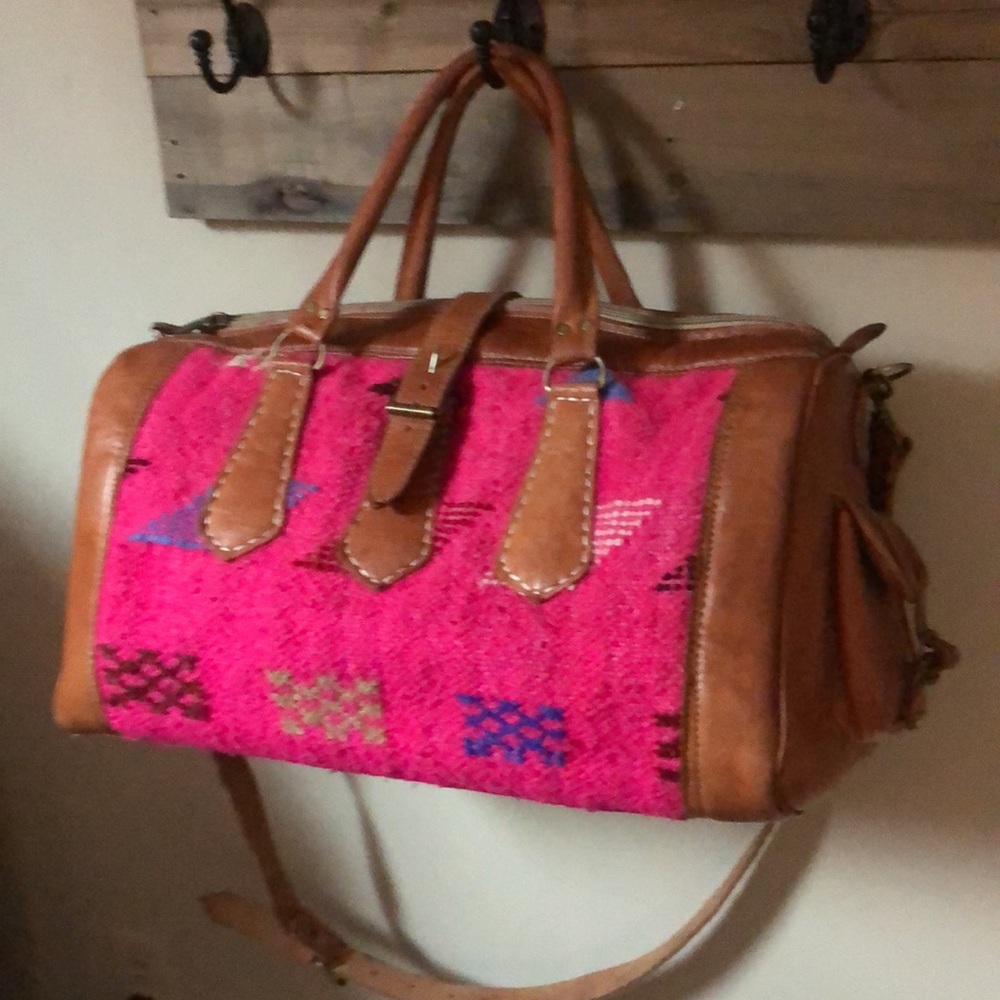 One of a kind Weekender Bag made in Morocco